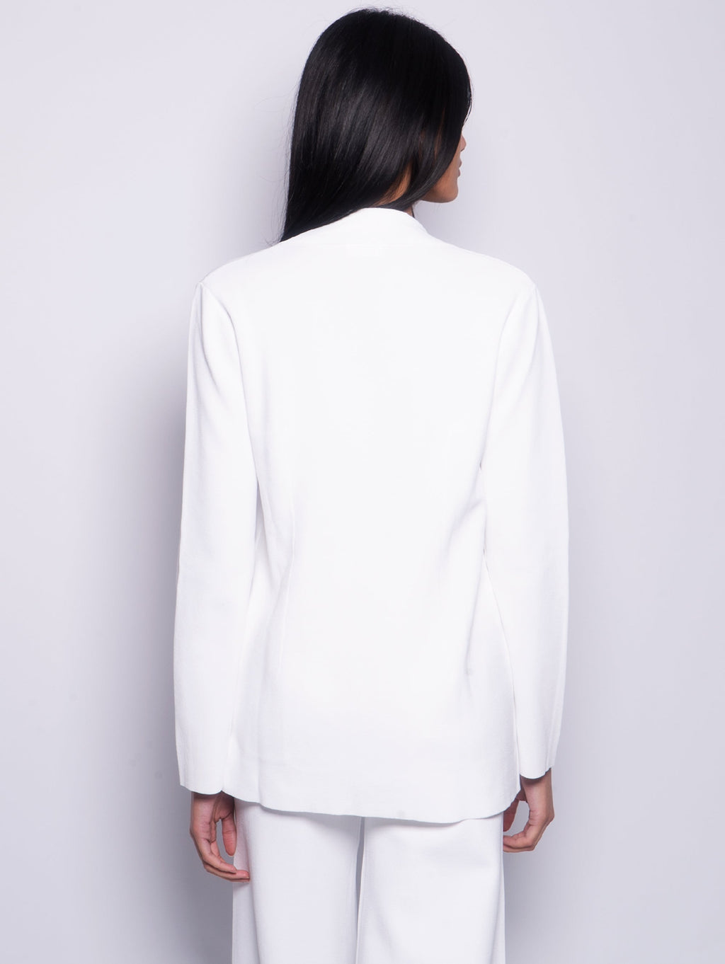 2026 New Arrival Giacca Doppiopetto in Maglia Panna