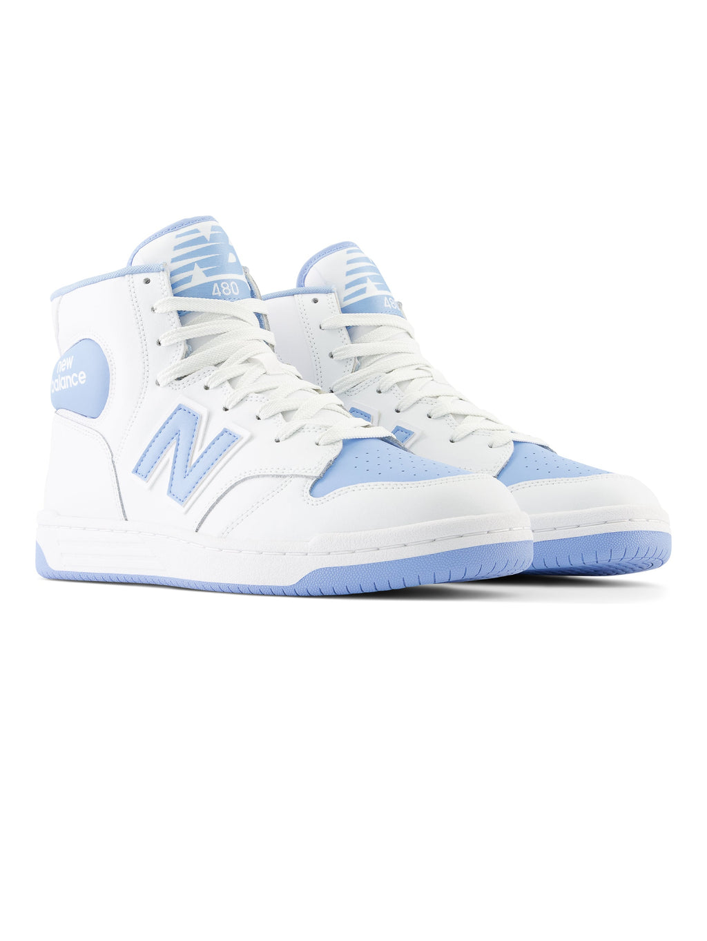 2026 New Arrival Sneakers Alte Stile Basket Retr Celeste/Bianco
