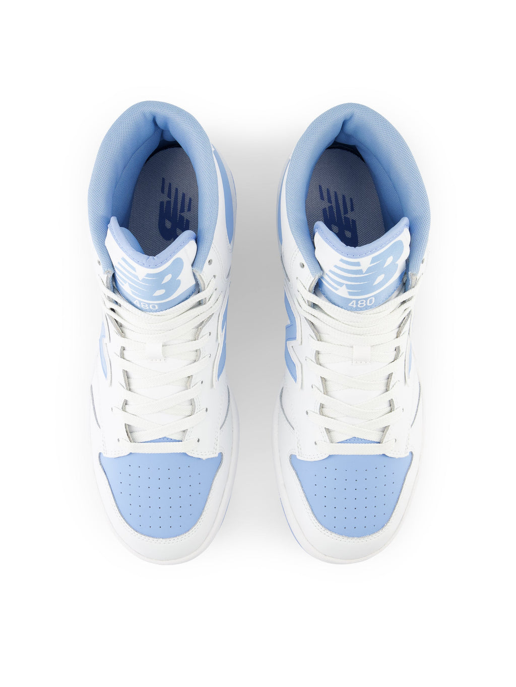 2026 New Arrival Sneakers Alte Stile Basket Retr Celeste/Bianco