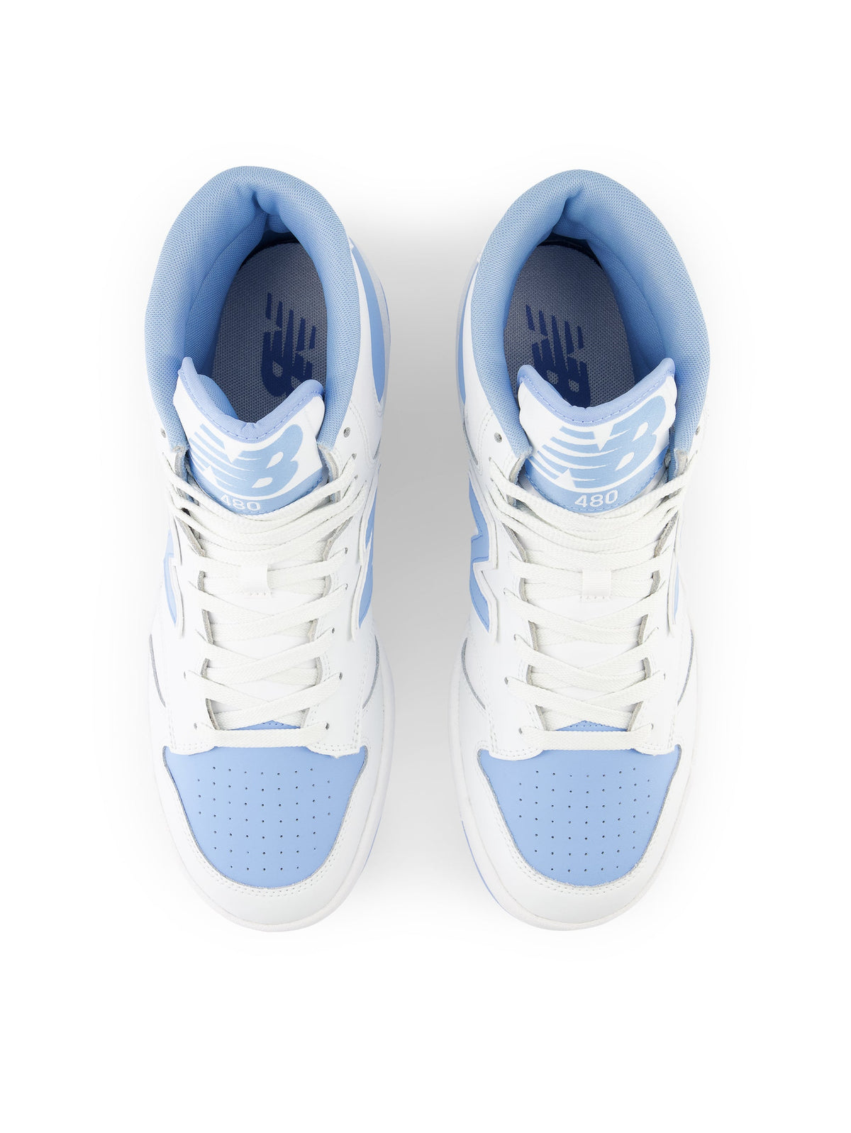 2026 New Arrival Sneakers Alte Stile Basket Retr Celeste/Bianco