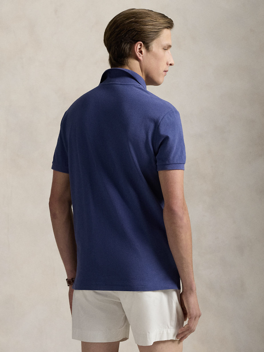 2026 New Arrival Polo Slim Fit in Cotone Blu
