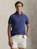 2026 New Arrival Polo Slim Fit in Cotone Blu
