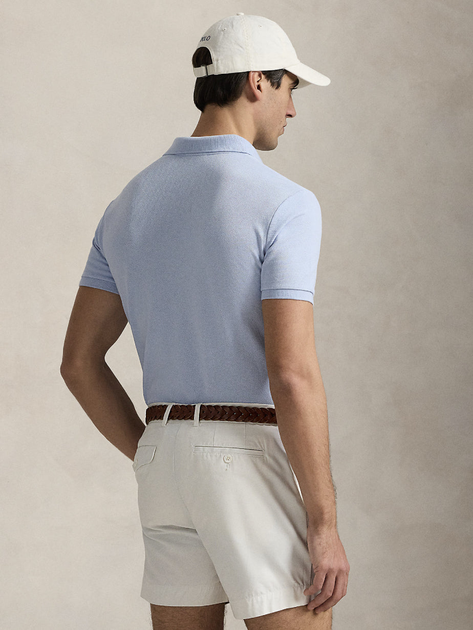 2026 New Arrival Polo Slim Fit in Cotone Blu