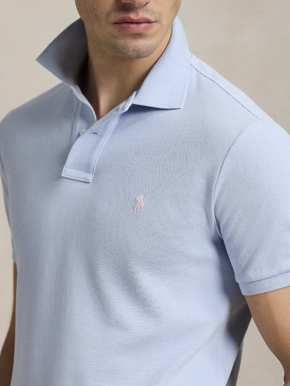 2026 New Arrival Polo Slim Fit in Cotone Blu