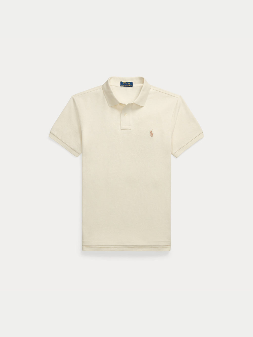 2026 New Arrival Polo Slim Fit in Cotone Crema