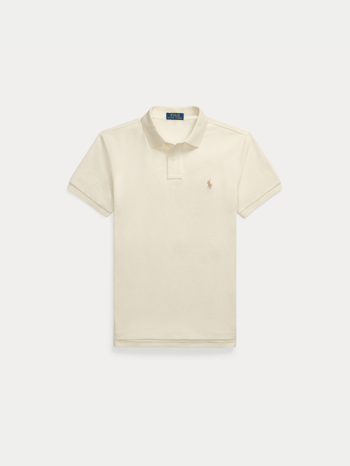 2026 New Arrival Polo Slim Fit in Cotone Crema