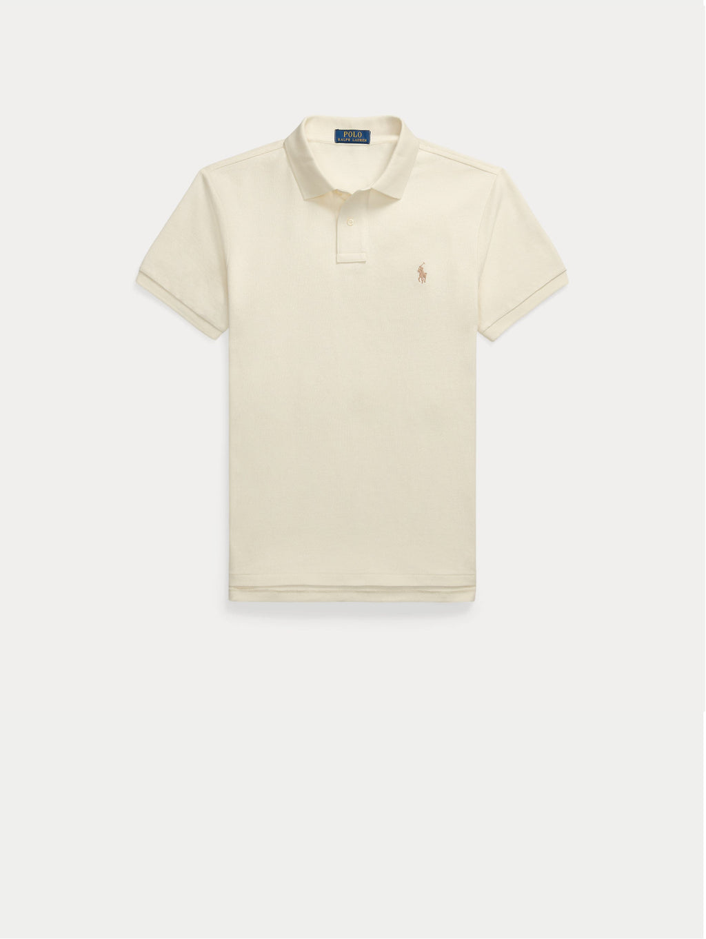 2026 New Arrival Polo Slim Fit in Cotone Crema