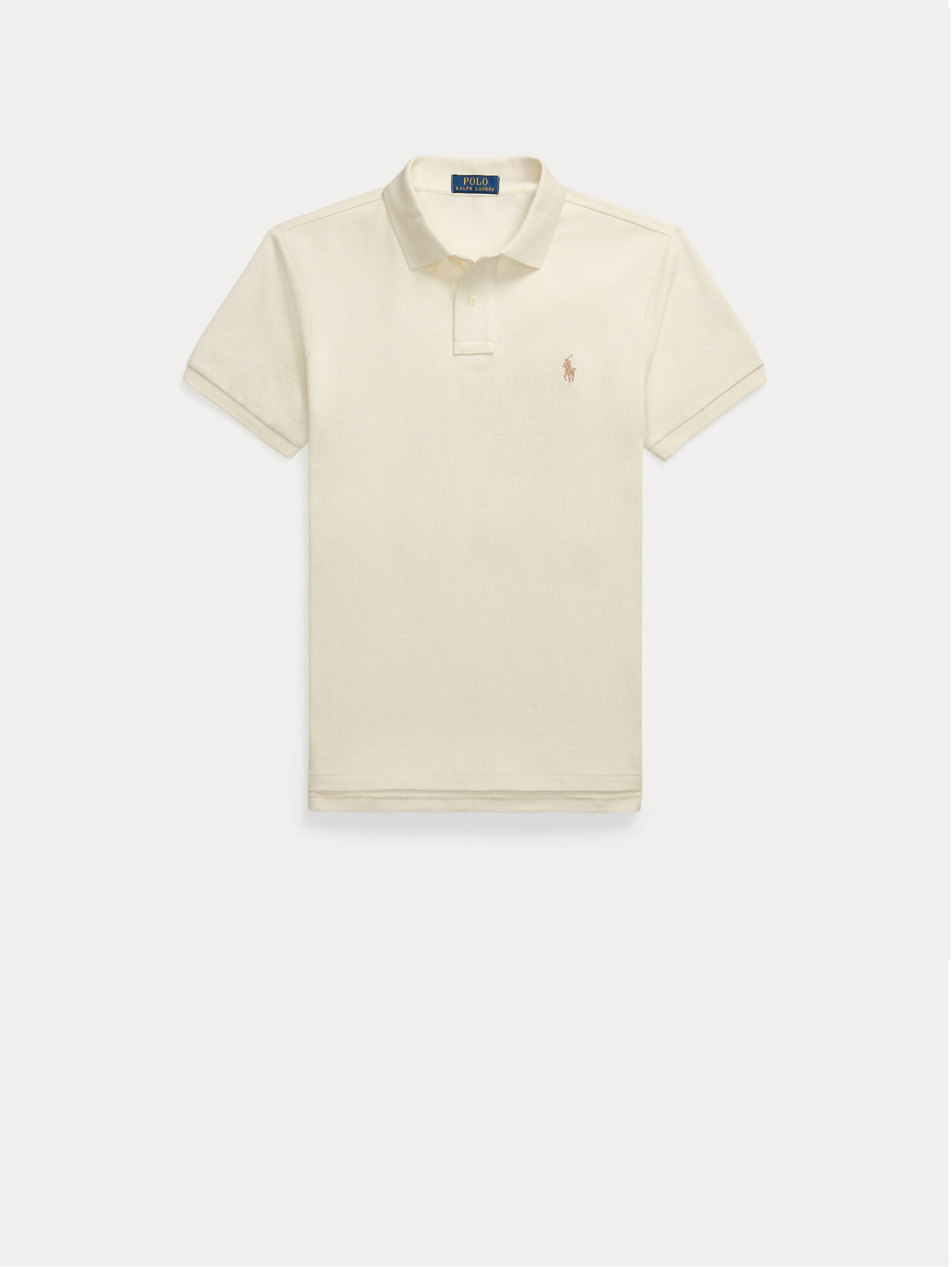 2026 New Arrival Polo Slim Fit in Cotone Crema