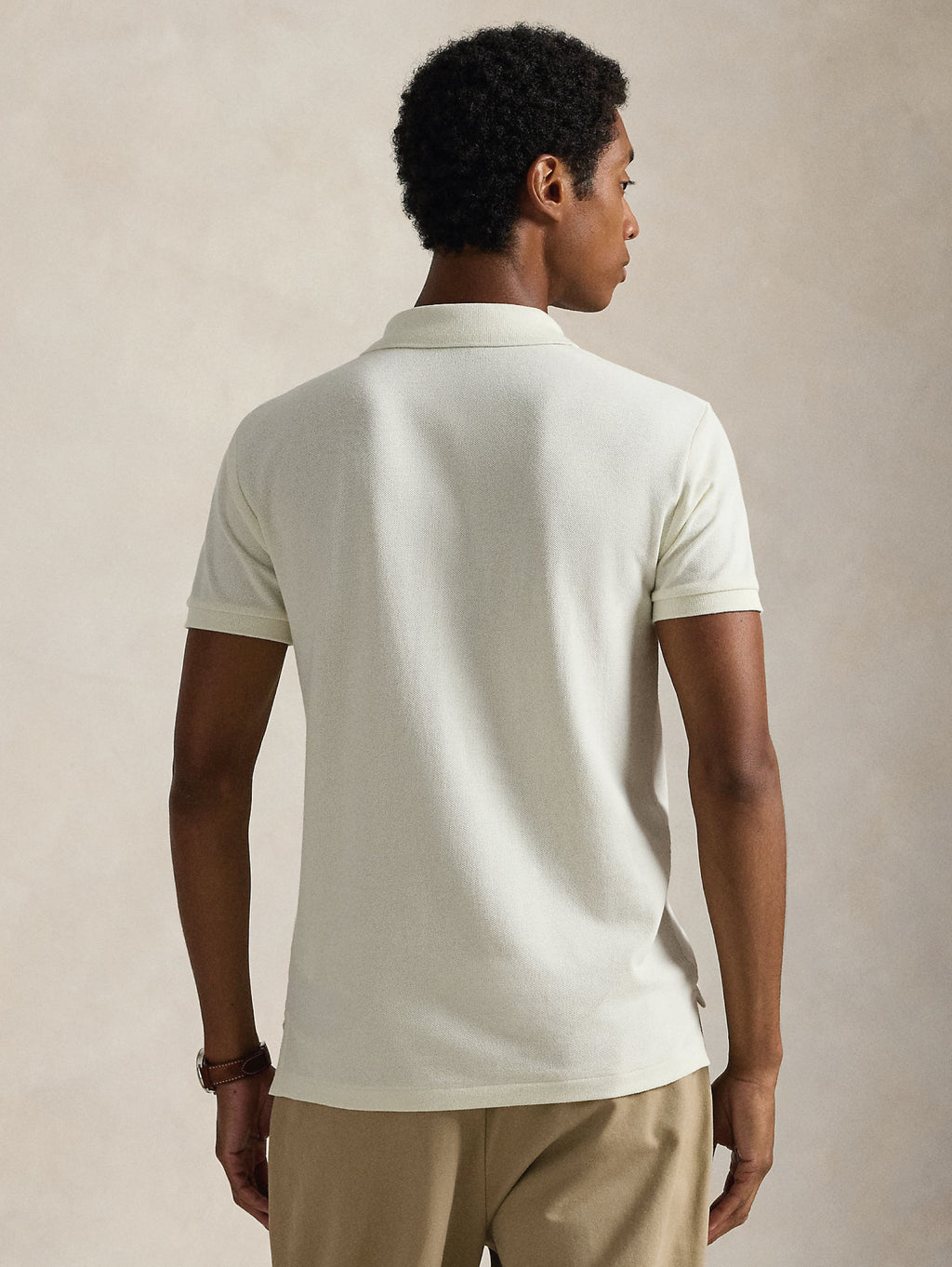 2026 New Arrival Polo Slim Fit in Cotone Crema