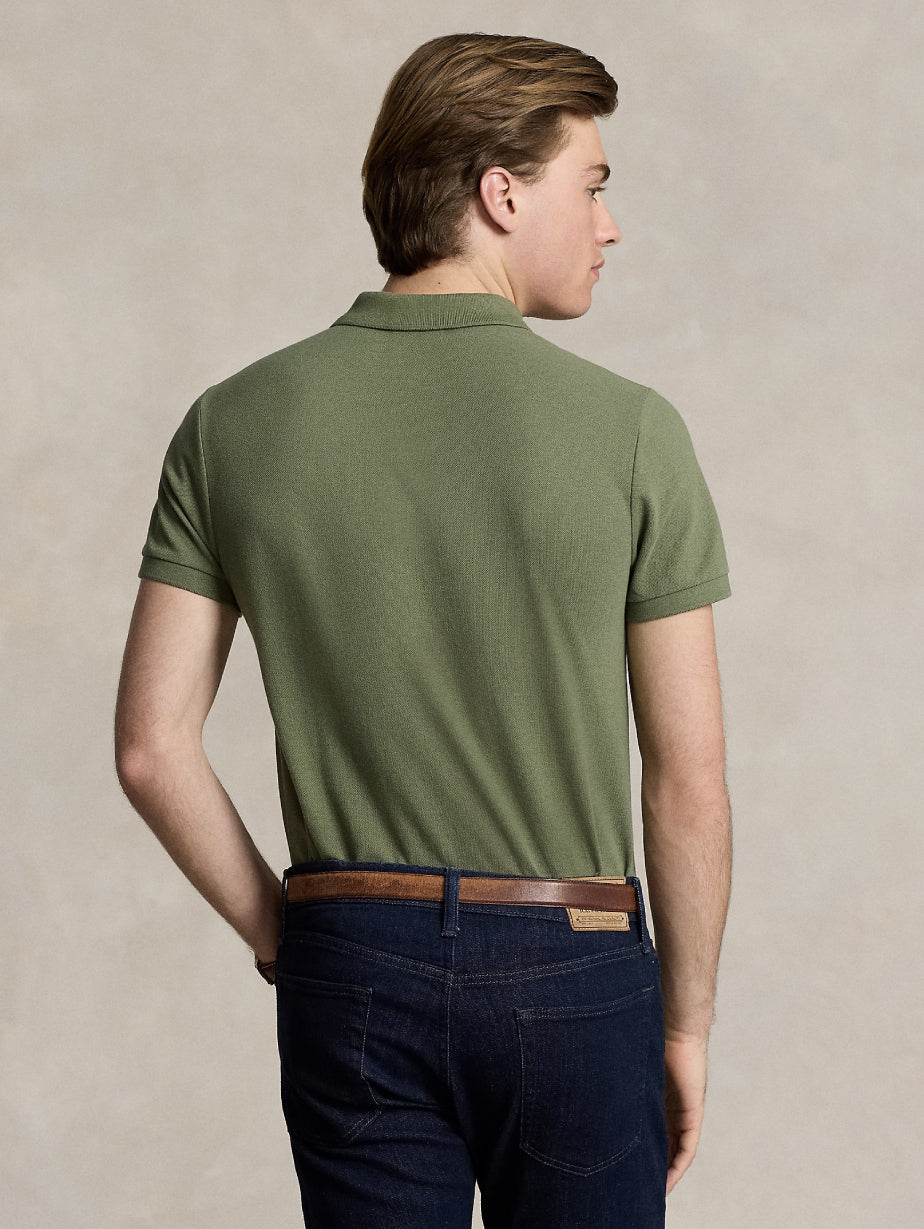 2026 New Arrival Polo Slim Fit in Cotone Verde