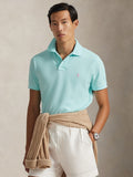 2026 New Arrival Polo Slim Fit in Cotone Celeste