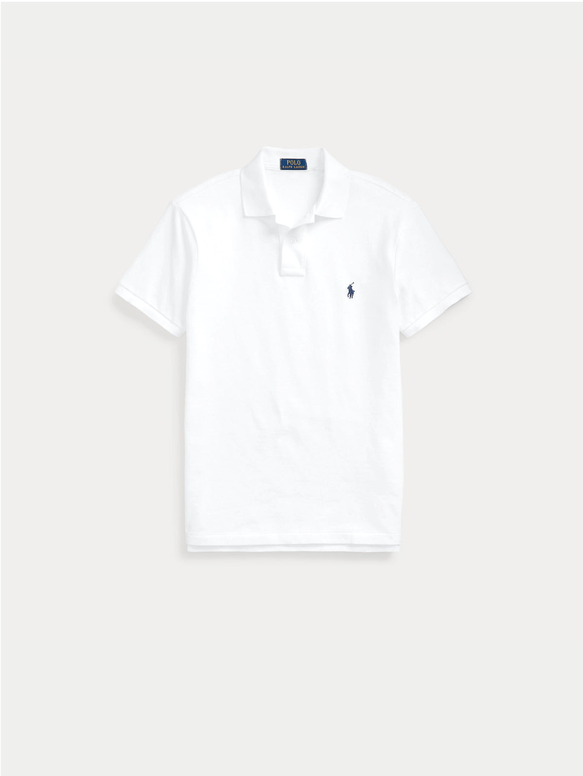 2026 New Arrival Polo in Piquet di Cotone Slim Fit Bianco