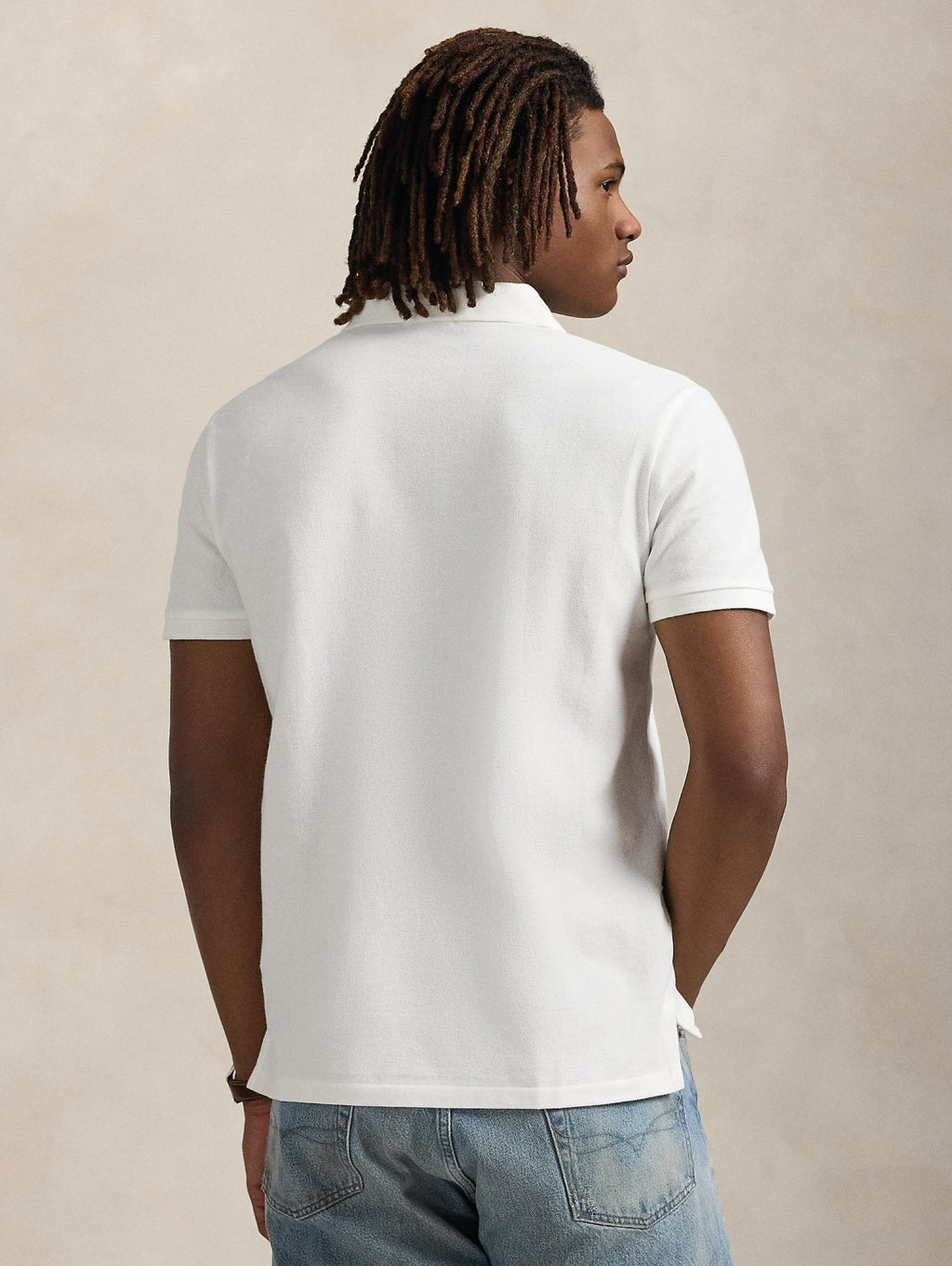2026 New Arrival Polo in Cotone Custom Slim Fit Bianco