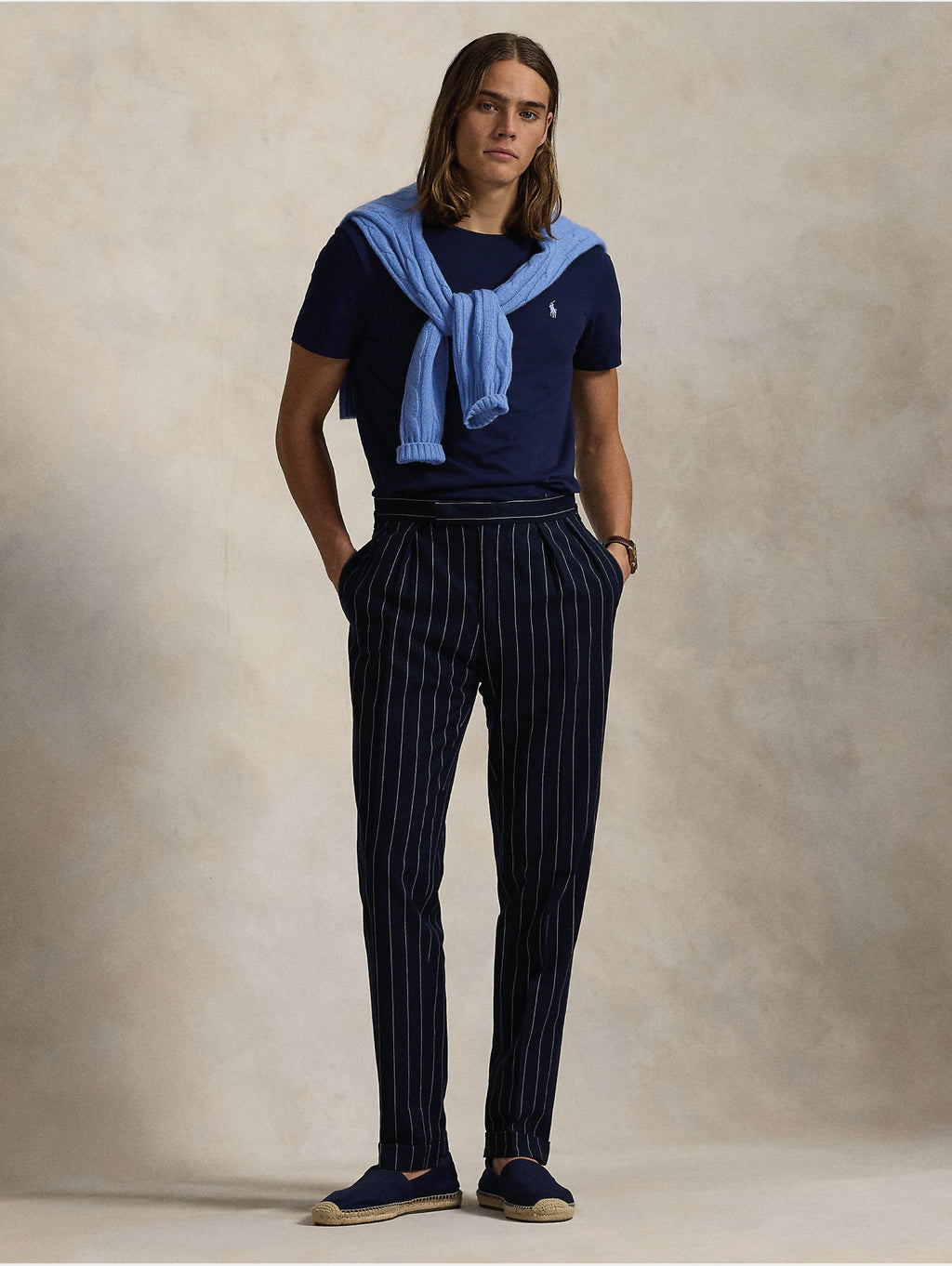 2026 New Arrival T-shirt Girocollo Custom Slim Fit Blu