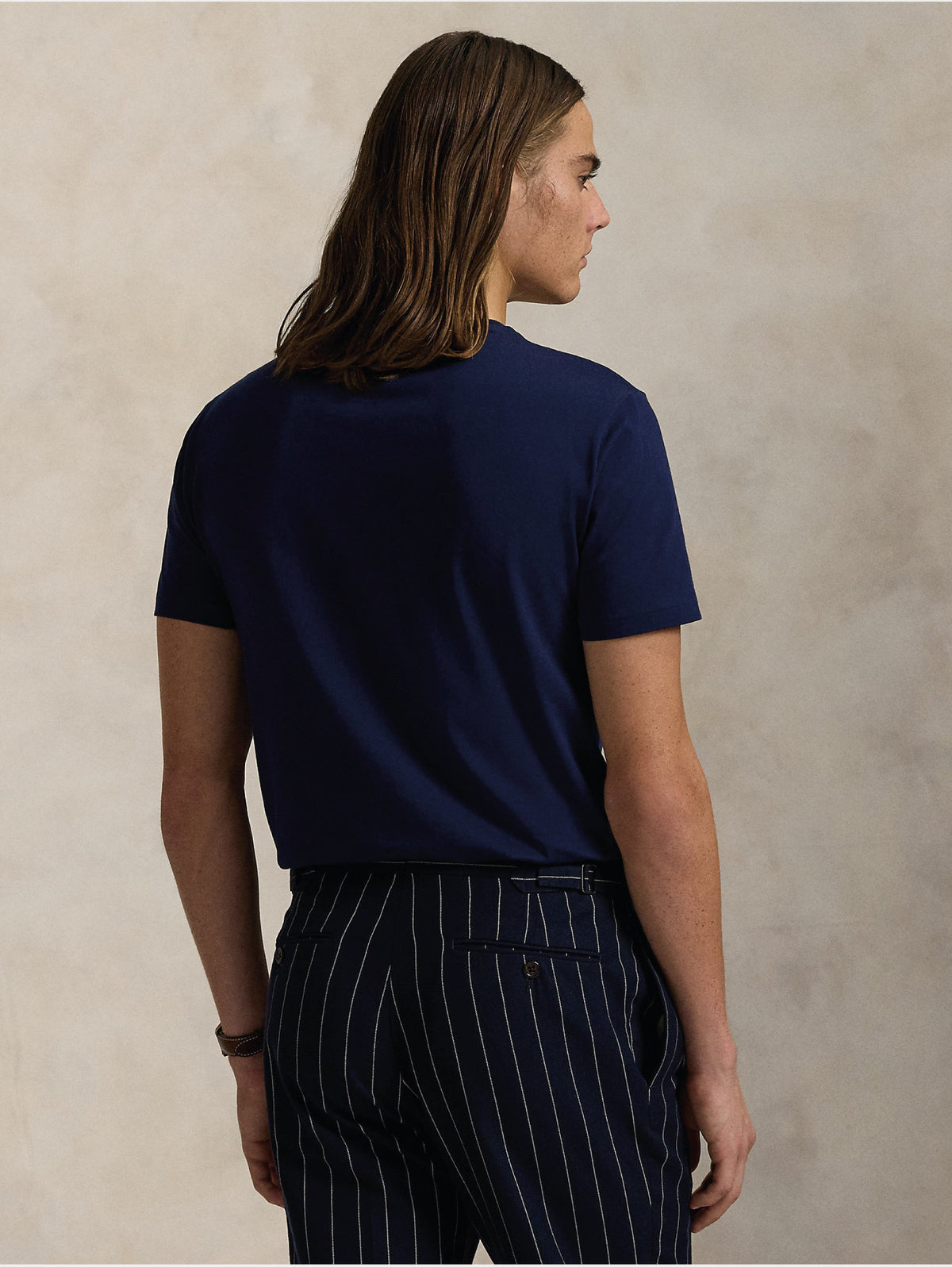 2026 New Arrival T-shirt Girocollo Custom Slim Fit Blu