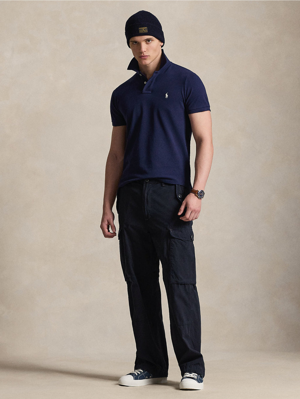 2026 New Arrival Polo Maniche Corte in Cotone Blu