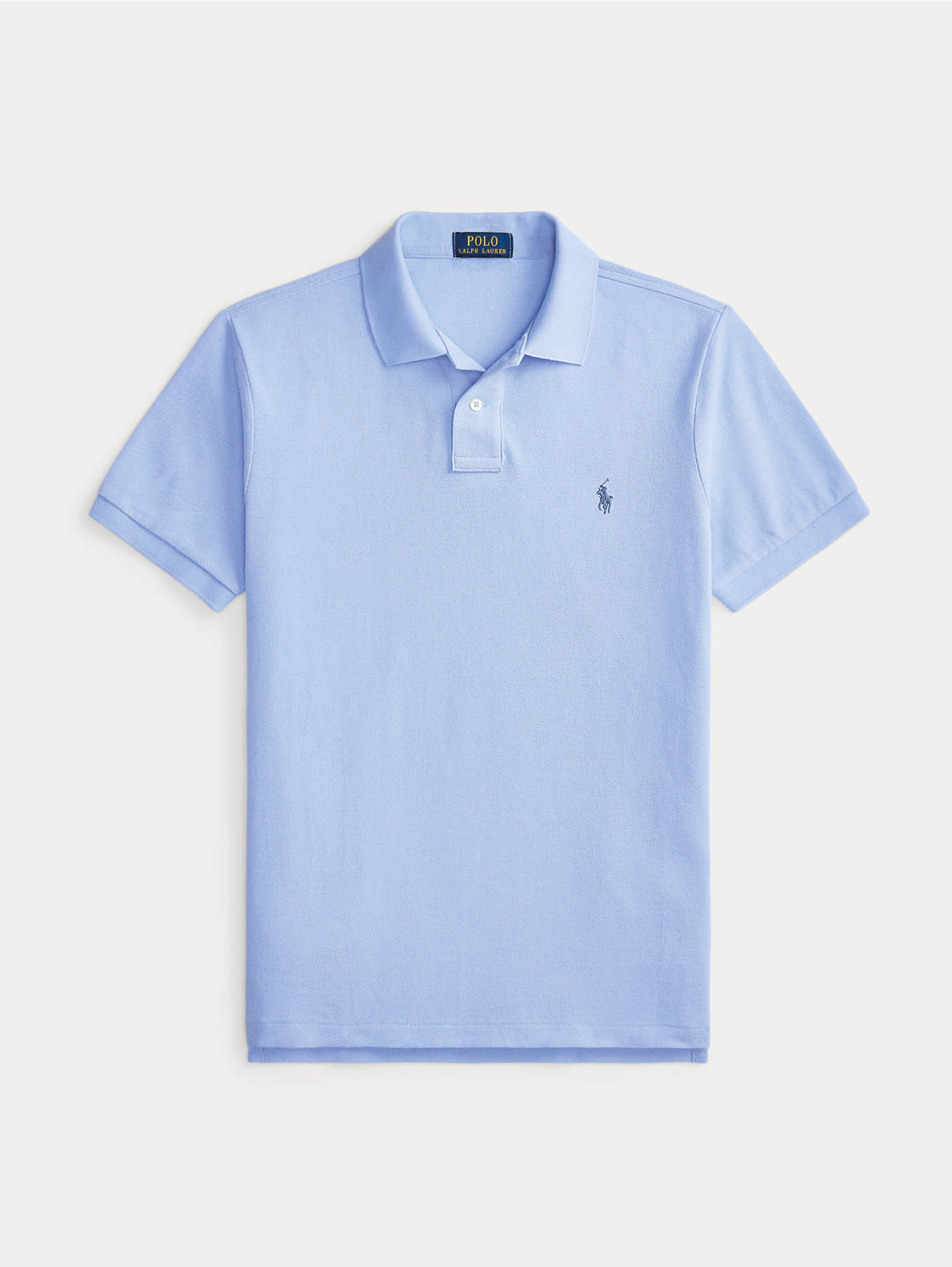 2026 New Arrival Polo Maniche Corte in Cotone Celeste