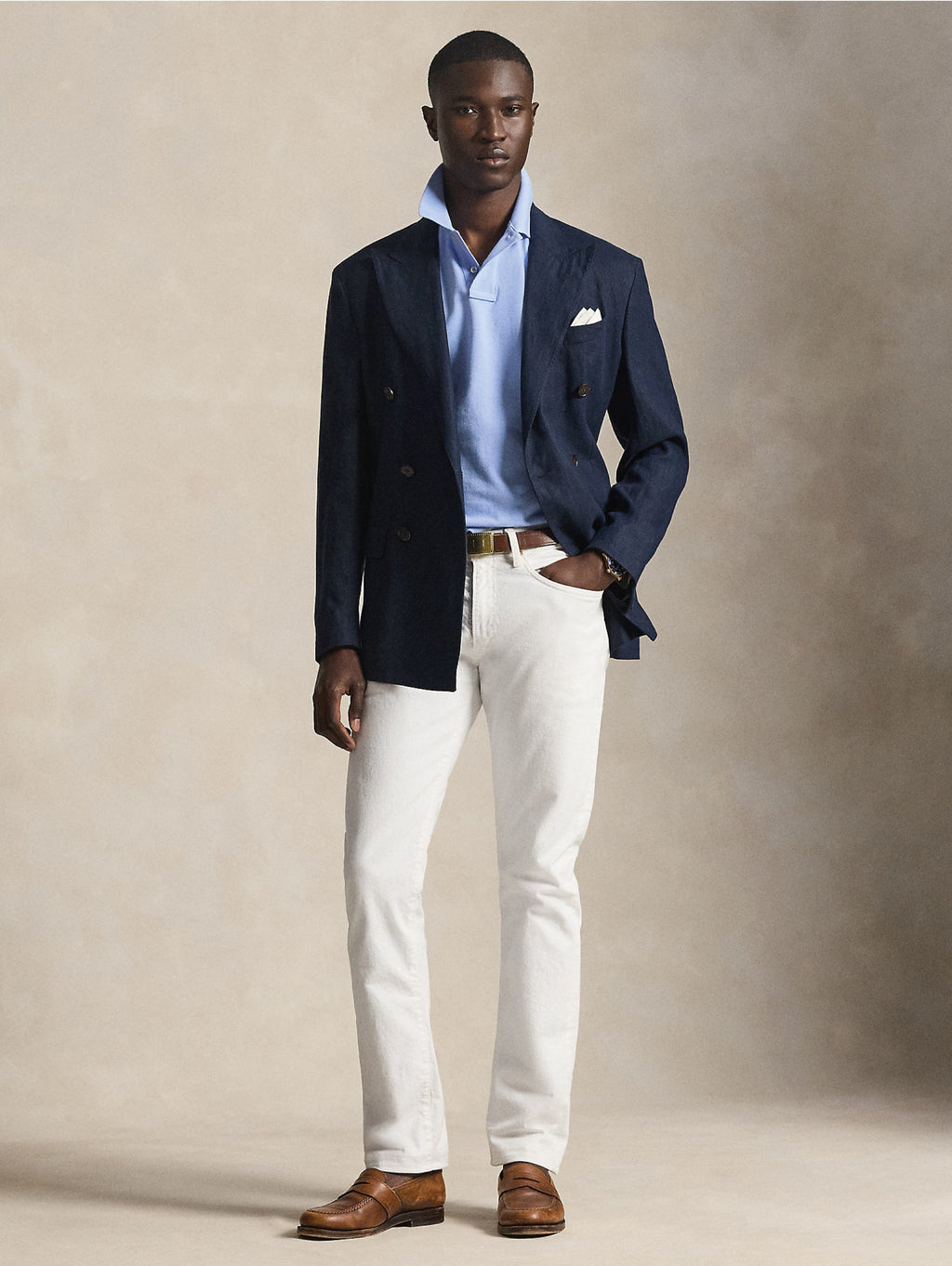 2026 New Arrival Polo Maniche Corte in Cotone Celeste