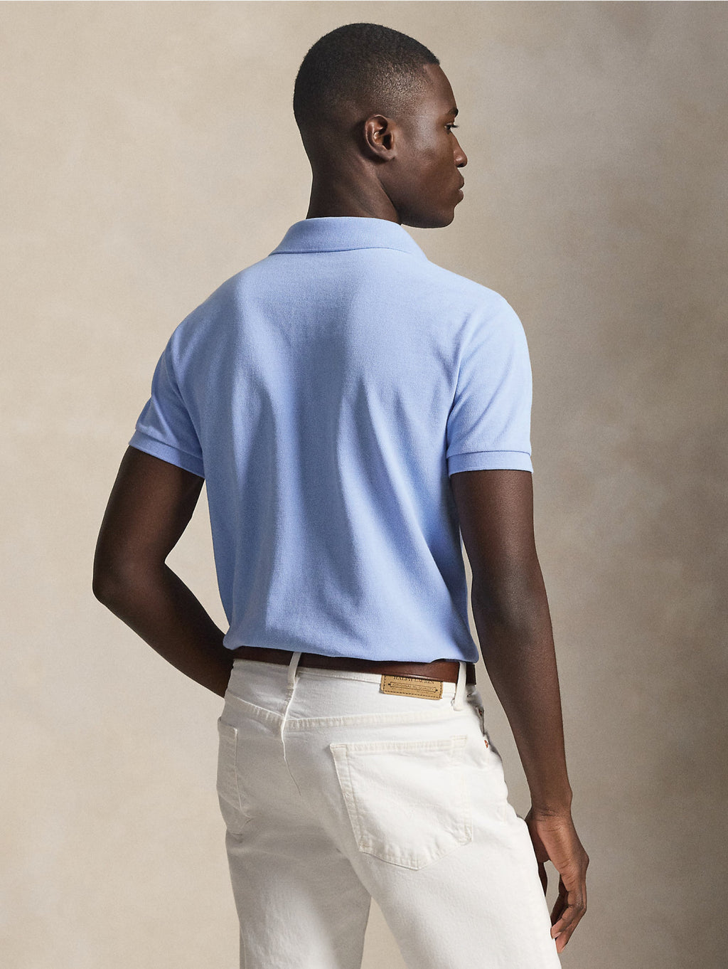 2026 New Arrival Polo Maniche Corte in Cotone Celeste