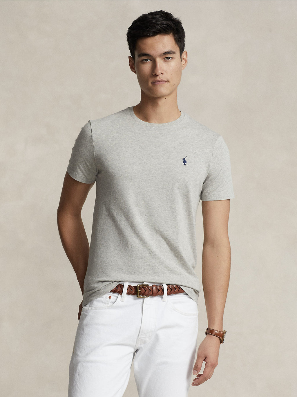 2026 New Arrival T-shirt in Cotone Basica Grigio