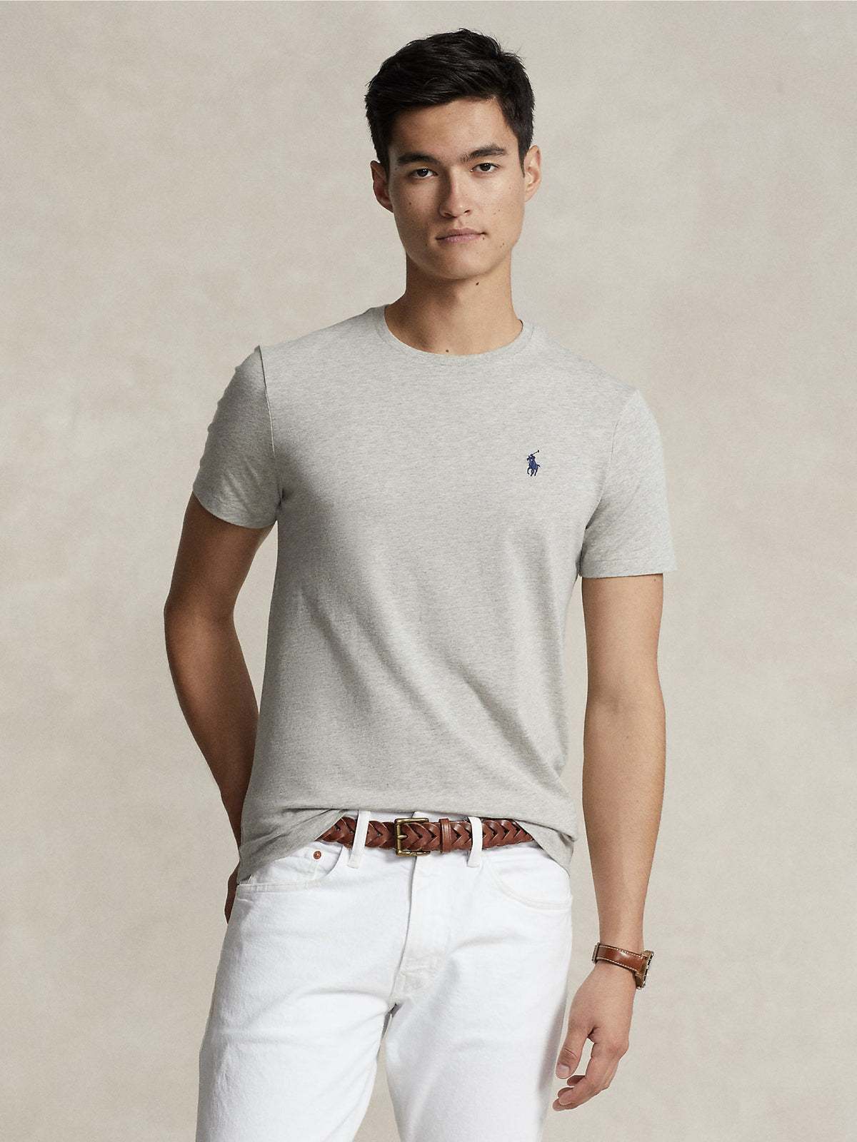 2026 New Arrival T-shirt in Cotone Basica Grigio