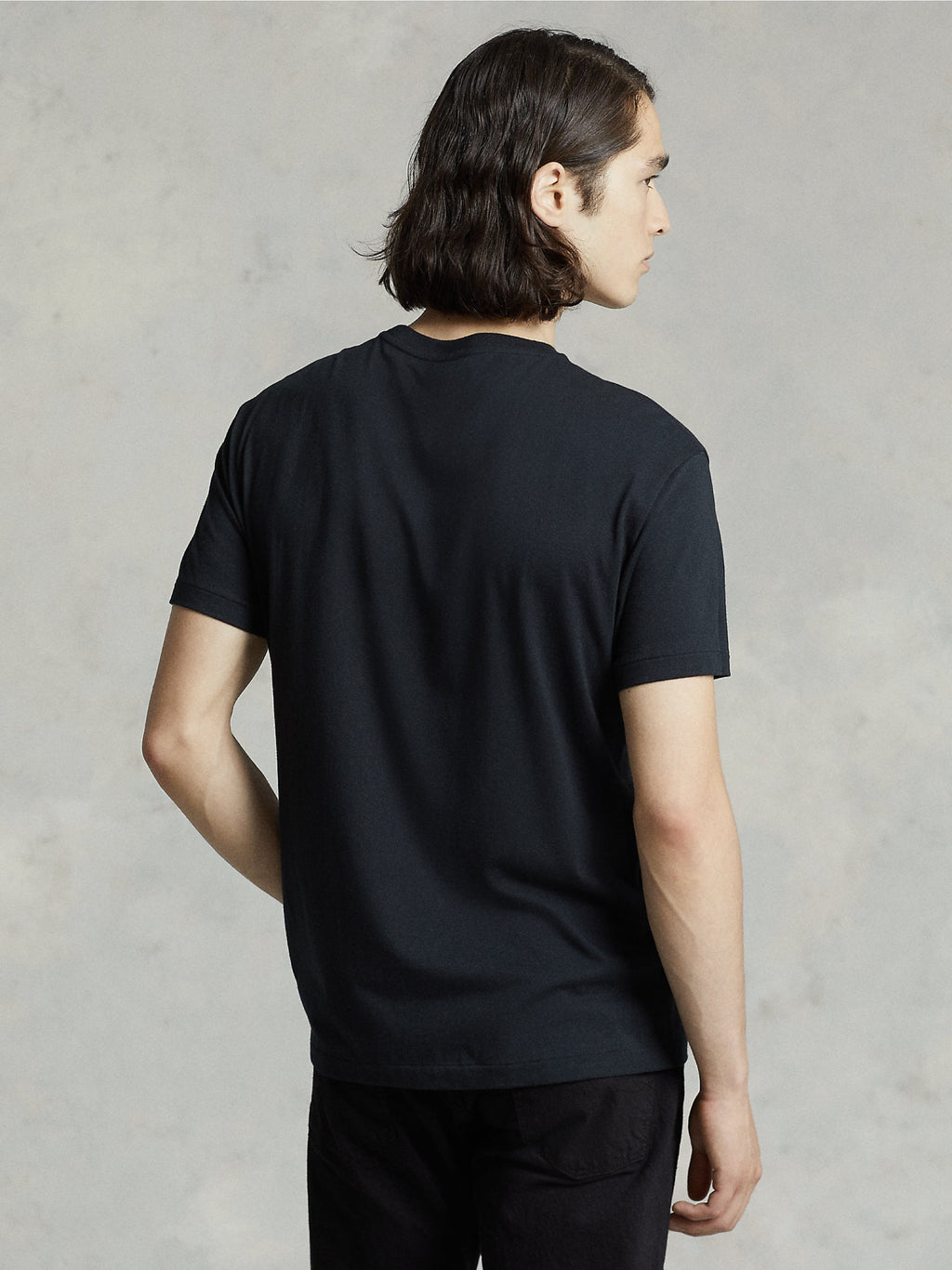 2026 New Arrival T-shirt in Cotone Basica Nero