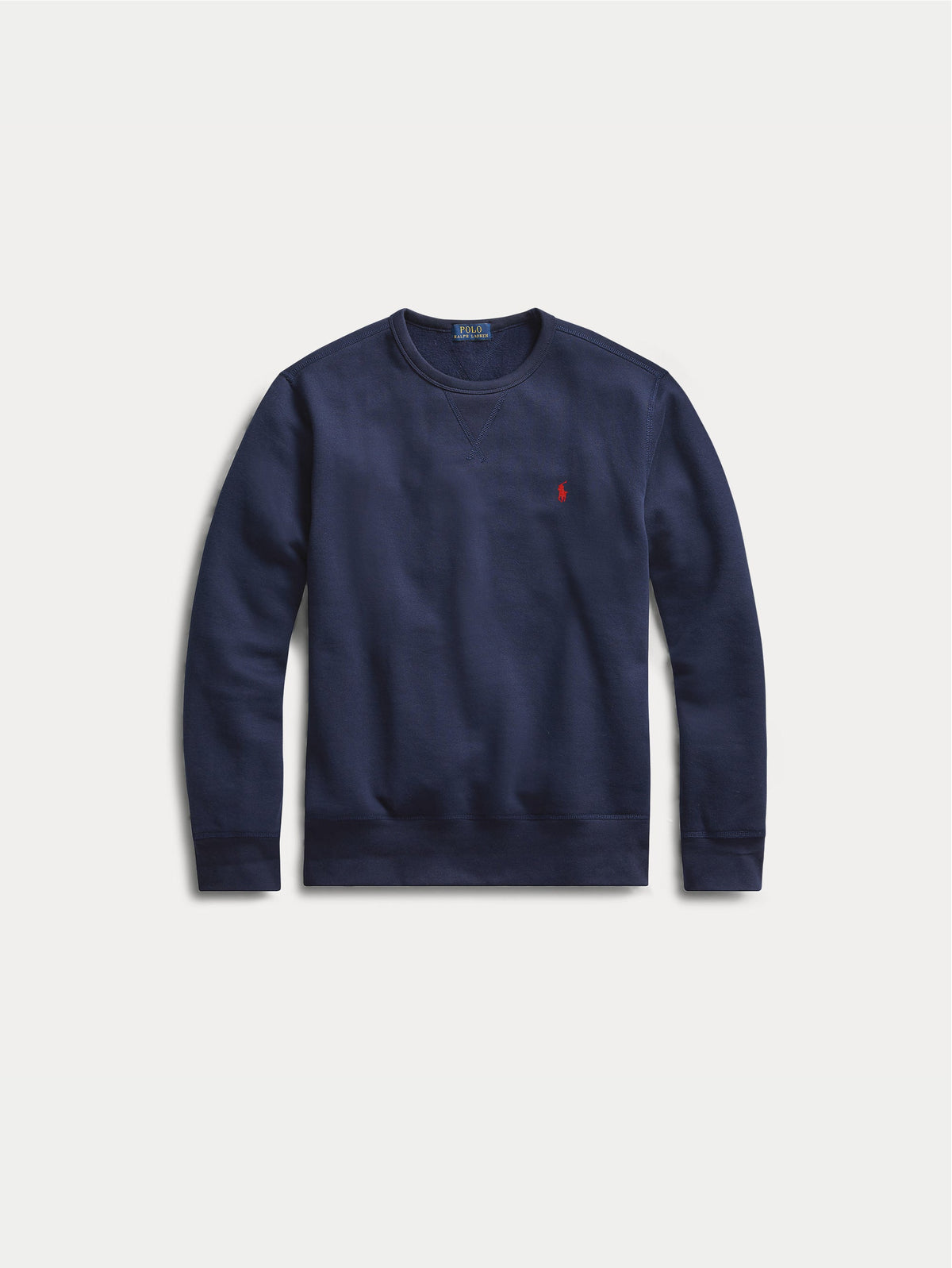 2026 New Arrival Felpa Girocollo in Misto Cotone Blu