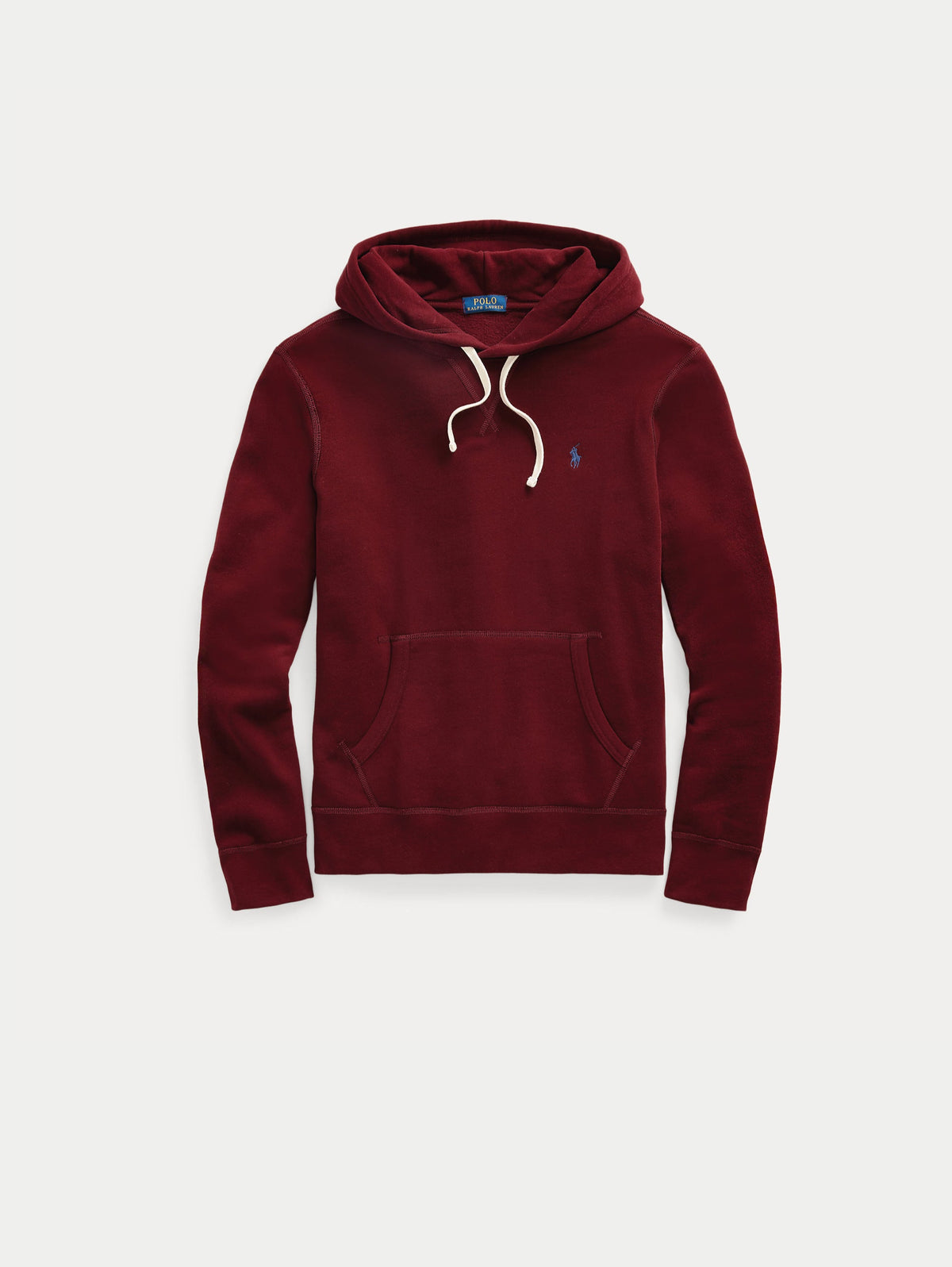 2026 New Arrival Felpa con Cappuccio in Misto Cotone Bordeaux