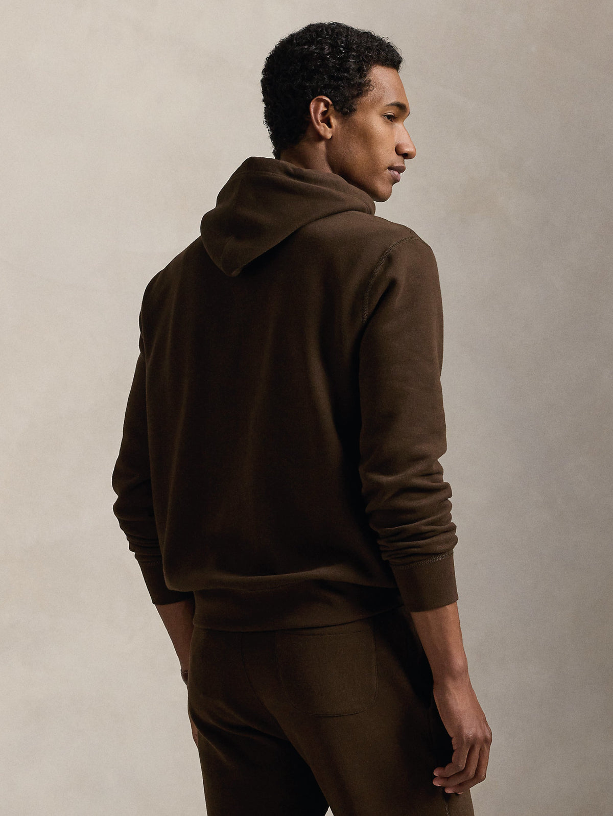 2026 New Arrival Felpa con Cappuccio Marrone