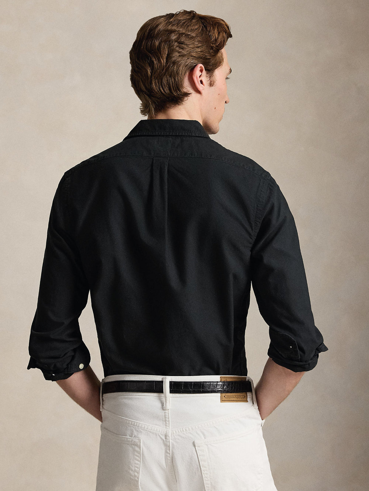 2026 New Arrival Camicia Oxford Slim Fit Nero