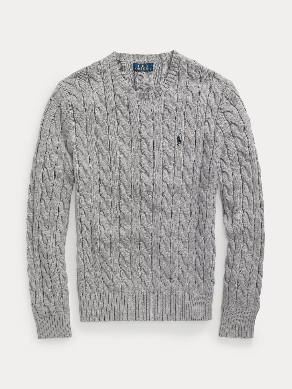 2026 New Arrival Maglia a Trecce in Cotone Grigio