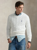 2026 New Arrival Maglia in Cotone a Trecce Bianco
