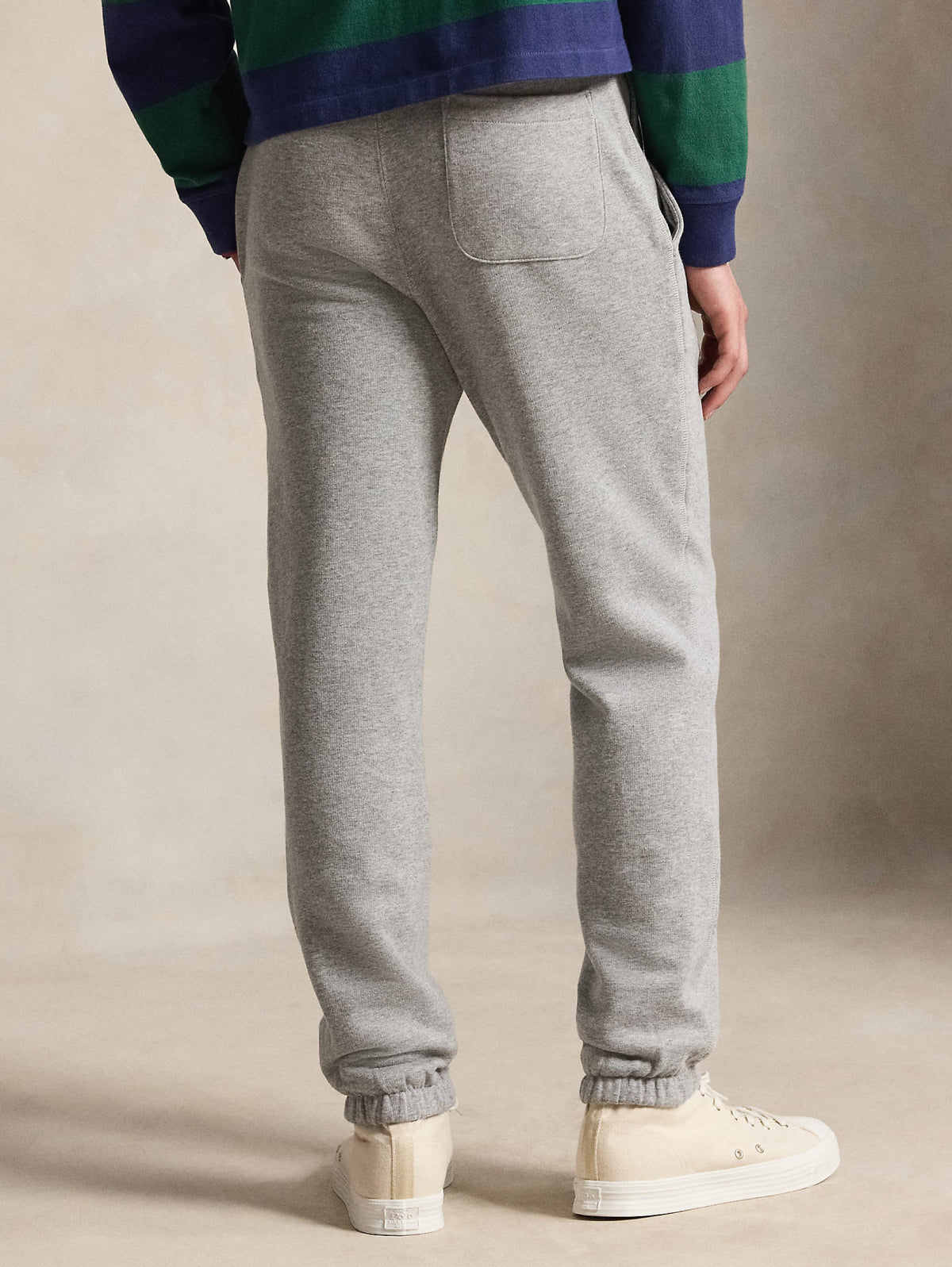 2026 New Arrival Pantaloni Joggers in Misto Cotone Grigio