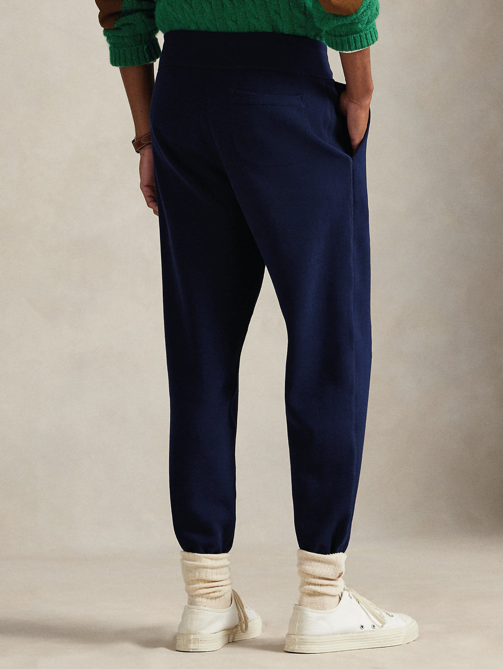 2026 New Arrival Pantaloni Joggers in Misto Cotone Blu