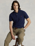 2026 New Arrival Polo in Cotone Piquè Slim Fit Blu