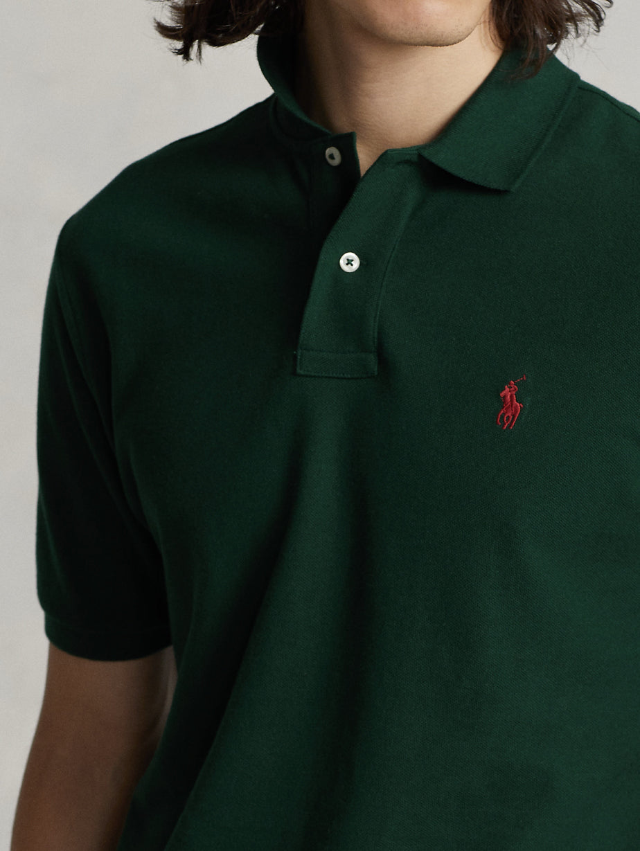 2026 New Arrival Polo in Cotone Piquè Verde College
