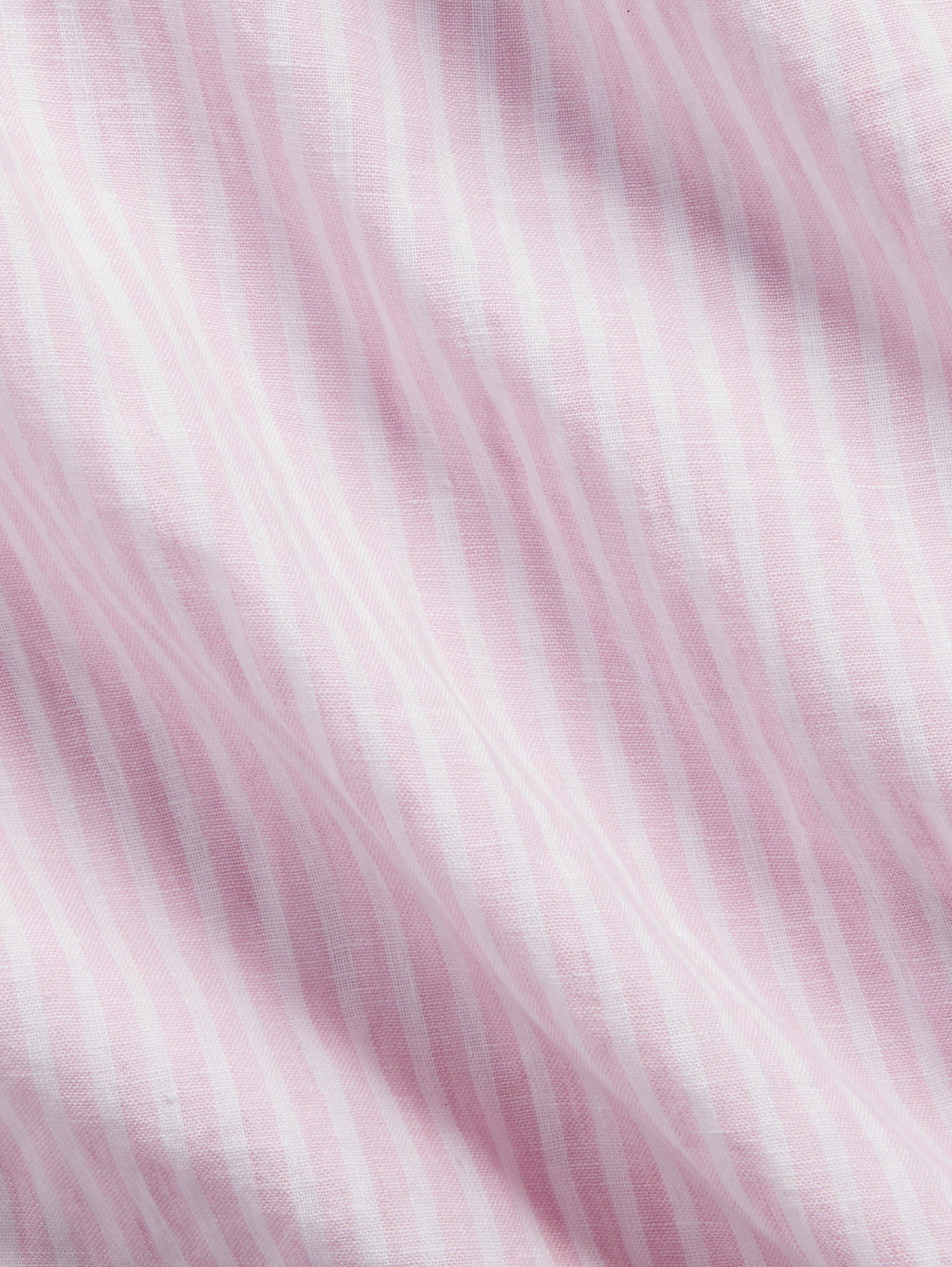 2026 New Arrival Camicia in Lino a Righe Rosa/Bianco