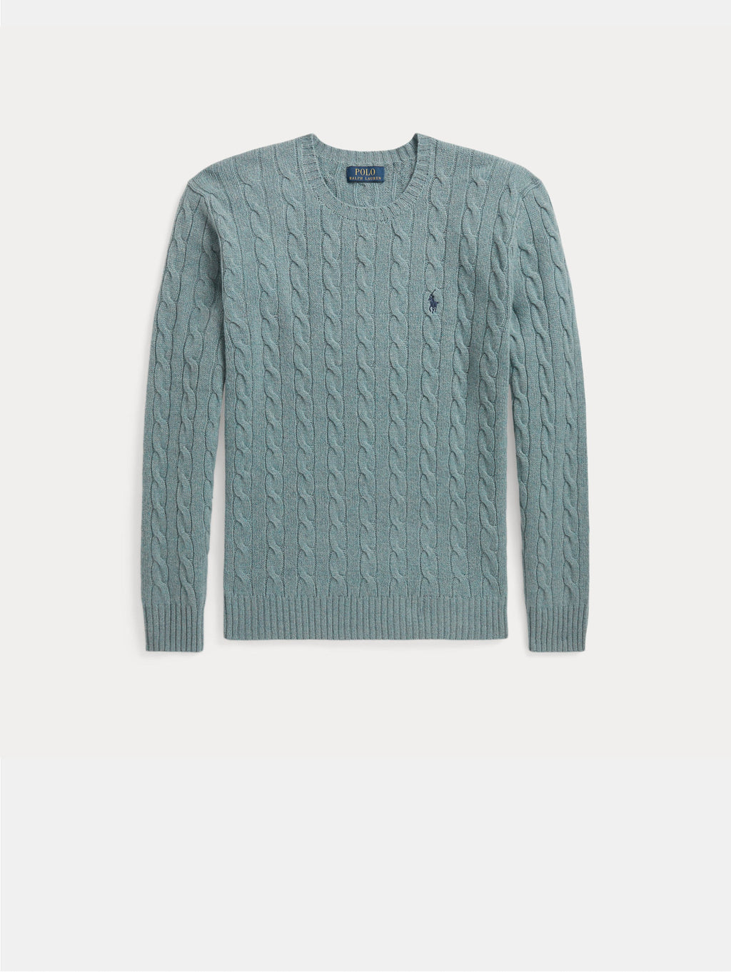 2026 New Arrival Maglia Girocollo in Misto Cashmere Turchese