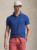 2026 New Arrival Polo Maniche Corte in Cotone Blu