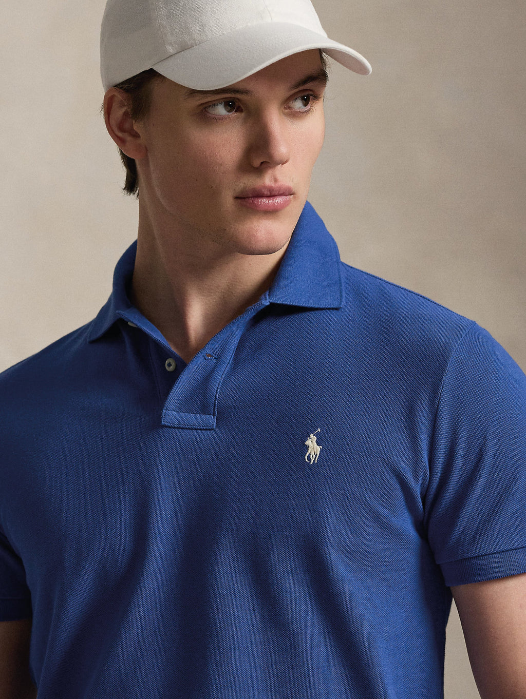2026 New Arrival Polo Maniche Corte in Cotone Blu