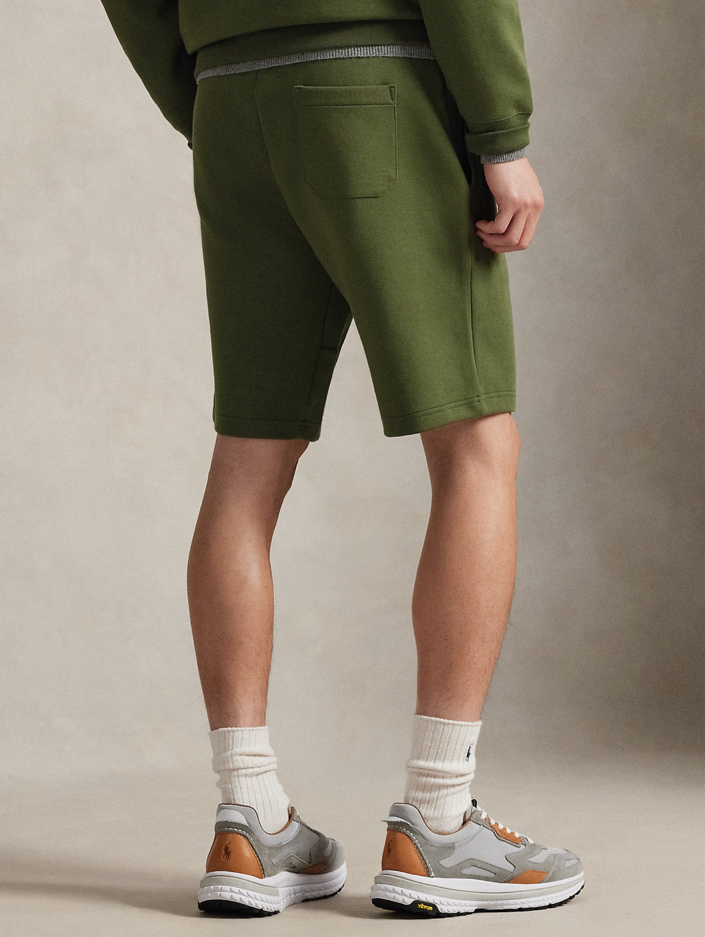 2026 New Arrival Shorts in Maglia Doppia Verde