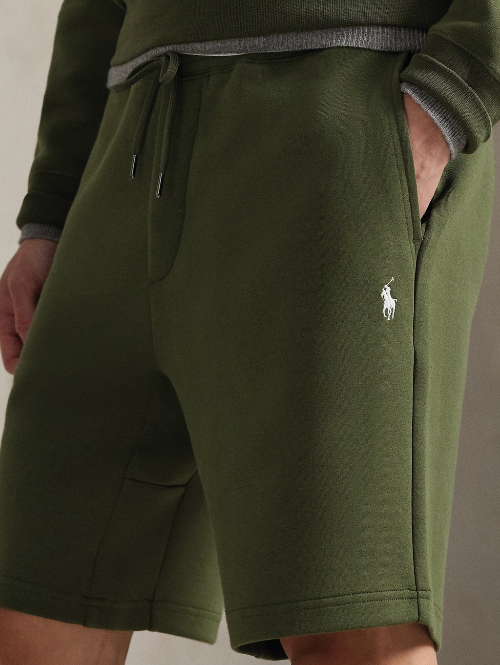 2026 New Arrival Shorts in Maglia Doppia Verde