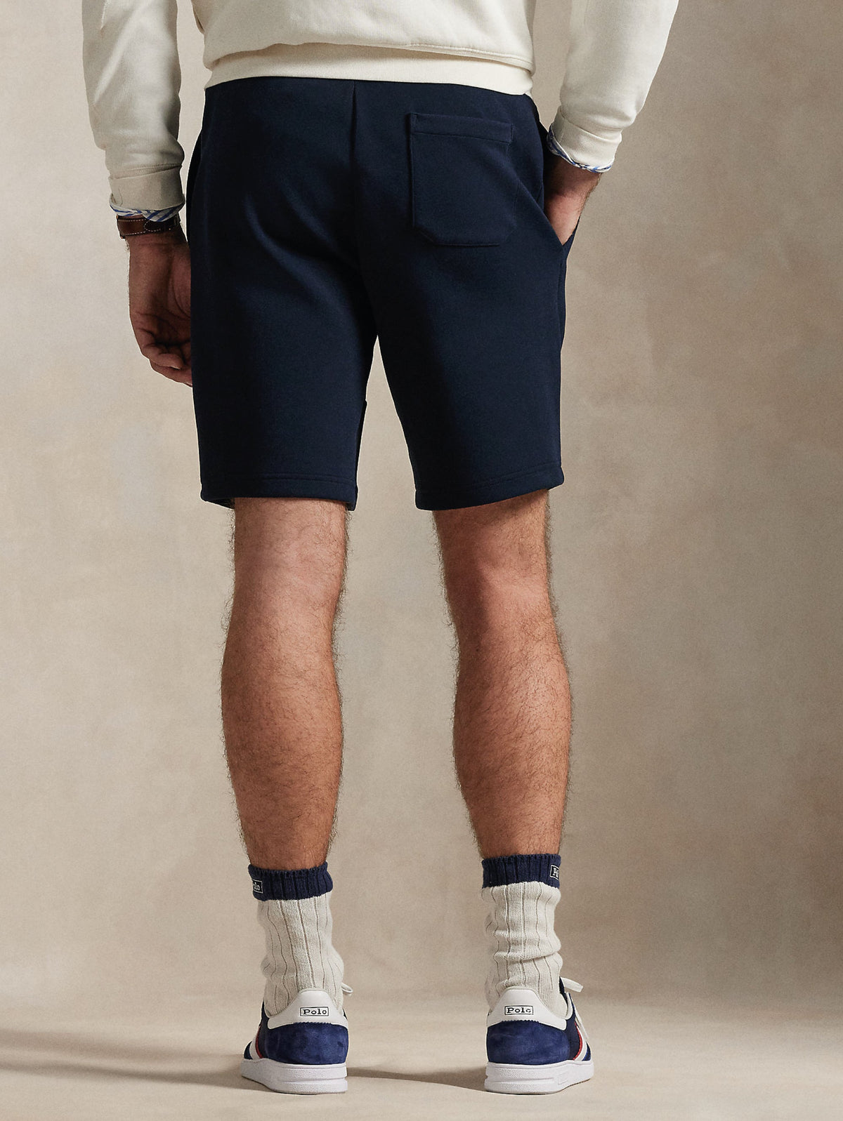 2026 New Arrival Shorts in Maglia Doppia Blu Navy