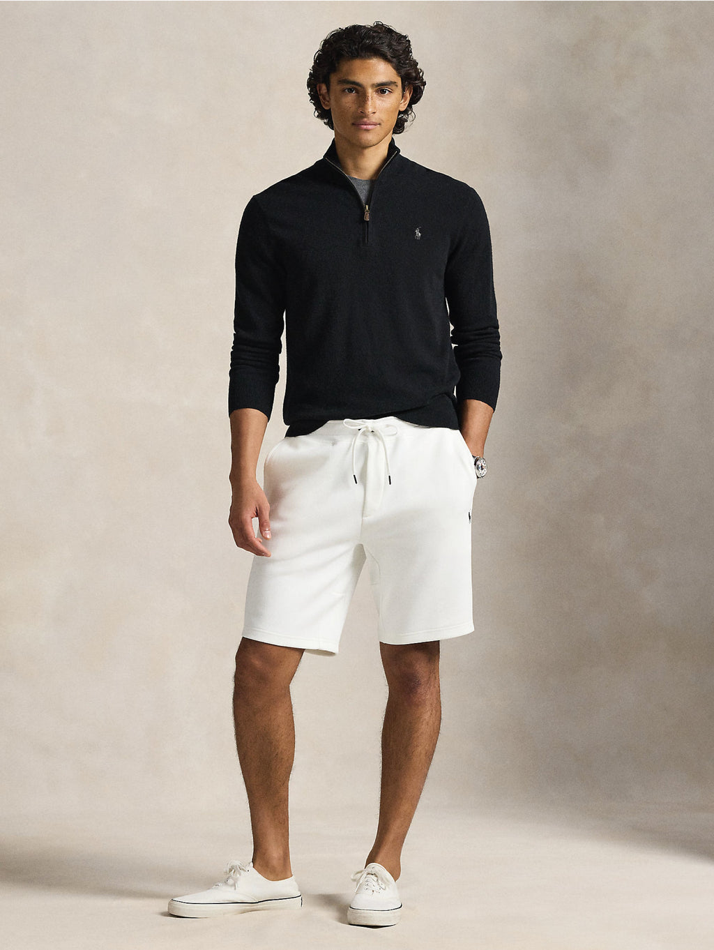 2026 New Arrival Shorts in Maglia Doppia Bianco