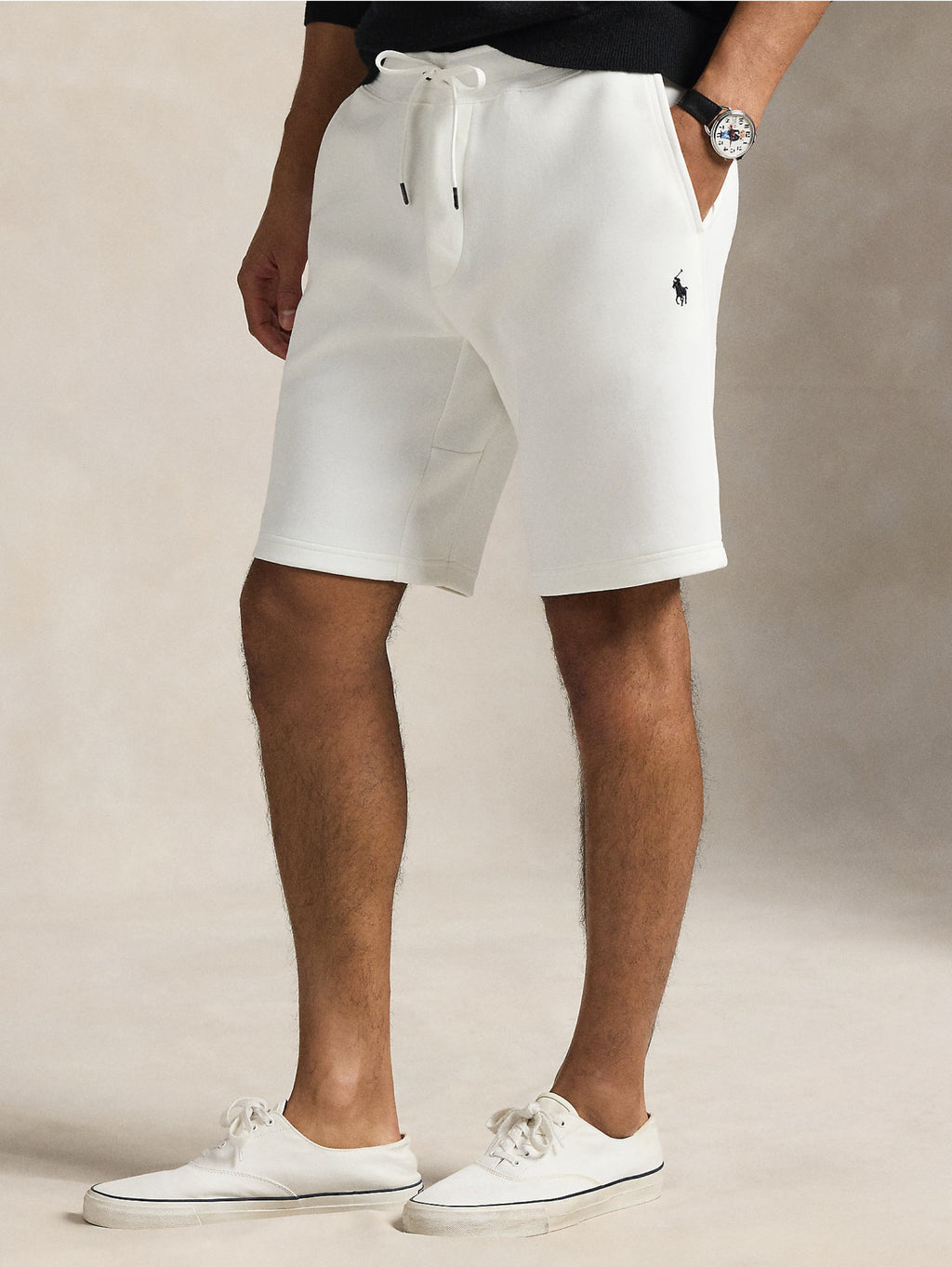 2026 New Arrival Shorts in Maglia Doppia Bianco
