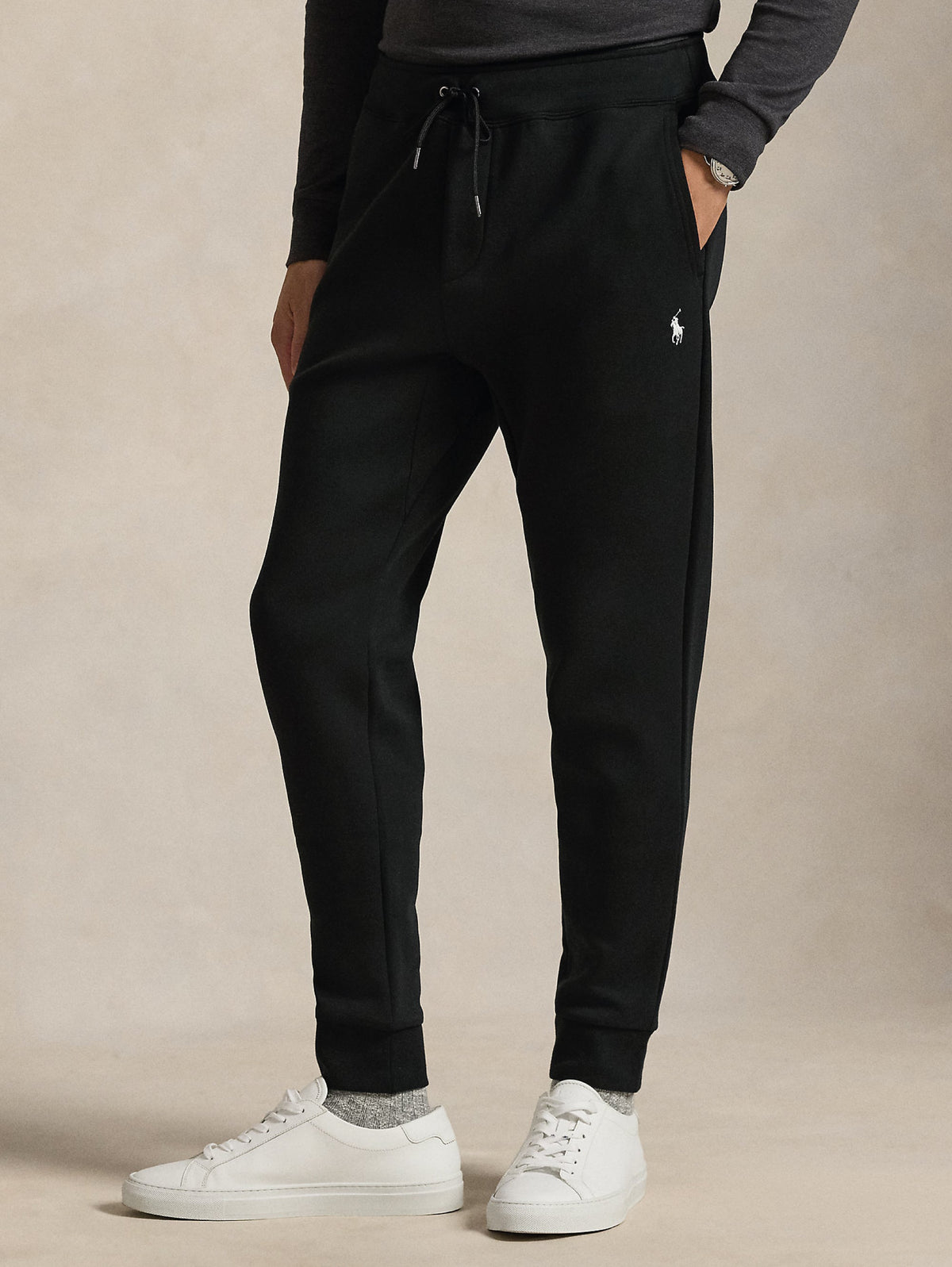 2026 New Arrival Joggers in Maglia Doppia Nero