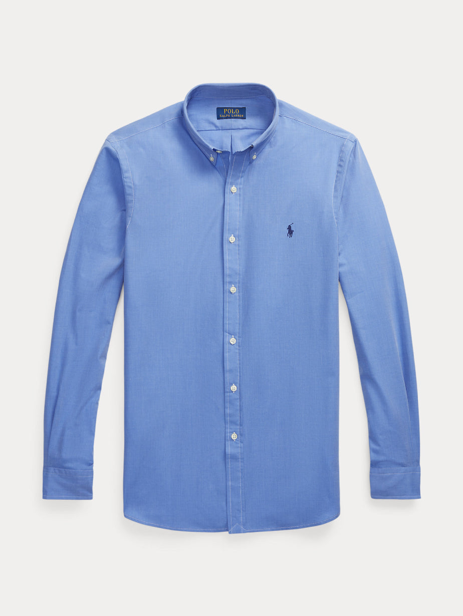 2026 New Arrival Camicia Fil--Fil in Cotone Traspirante Blu