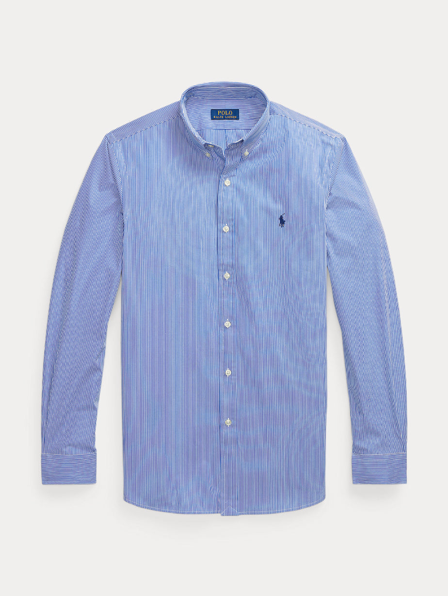 2026 New Arrival Camicia a Righe in Cotone Traspirante Blu/Bianco