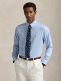 2026 New Arrival Camicia in Popeline Elasticizzato a Righe Blu/Bianco