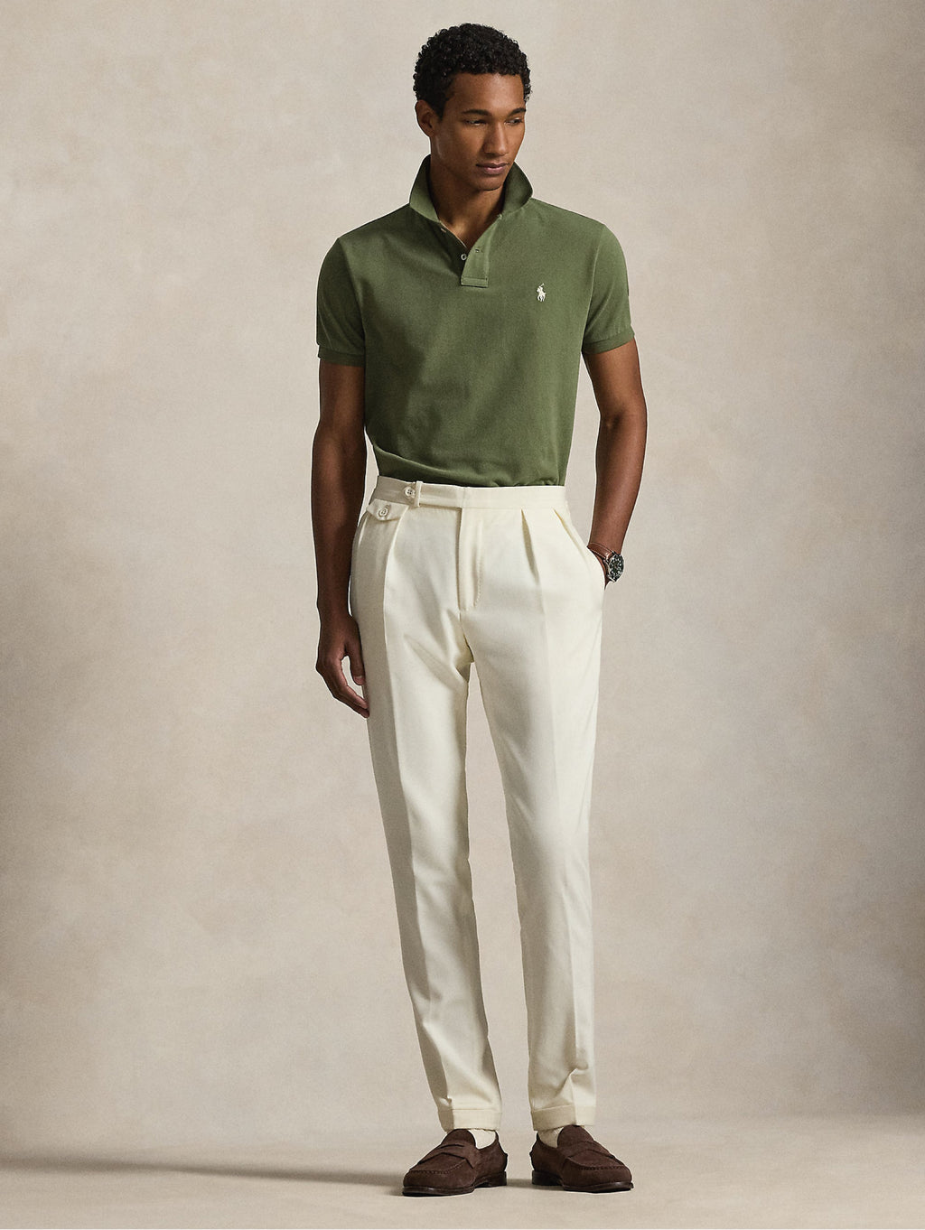 2026 New Arrival Polo Maniche Corte in Cotone Verde